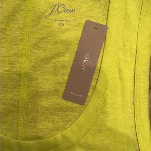 J. Crew Sleeveless Tank Top Size XS NWT Yellow - Picture 10 of 16